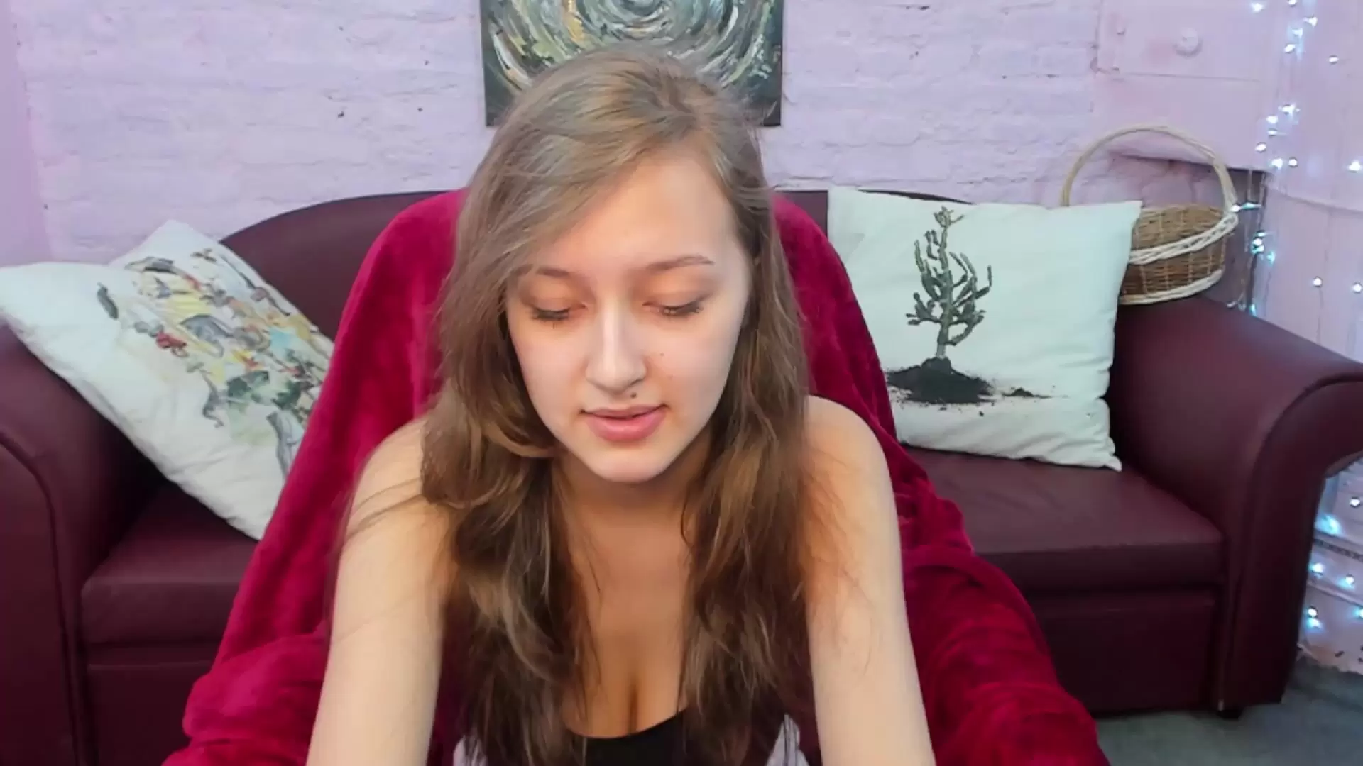 A woman in a dynamic pose- full of energy and anticipation