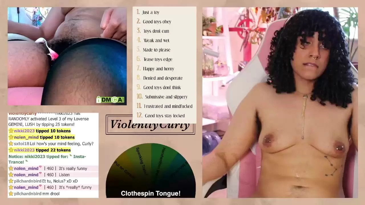 Violentlycurly - Video [Chaturbate] free hot-couple-sex free-rough-sex black -porn